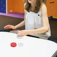 thumbnail image 3 of CNKOO 2 Ensembles de Pousse-Hockey d'Air Portables avec Lumières DEL Palettes et Rondelles, 3 of 8
