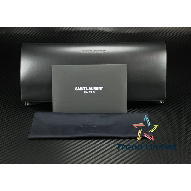 SAINT LAURENT SL 551 001 Cat Eye Metal Black 57 mm Women display picture 1