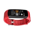 thumbnail image 1 of Methold 2021 Fitness medición de la presión arterial podómetro banda inteligente de cardíaco impermeable salud Fitness reloj Relojes inteligentes Rojo, 1 of 6