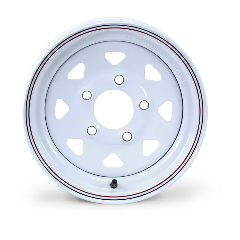 WANDA, Trailer Tire Wheel Assembly, 4.80-12, 6-Ply C, White Spoke