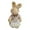 N, variant on Plush Rabbit Doll Keychain, Cute Rabbit Bag Pendant Bunny Doll Key Ring, Floral Cloth Rabbit Car Key Pendant,Couple Keychain Gifts for Easter Christmas and Birthday