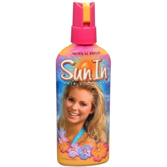 Sun-In Hair Lightener Spray, Tropical Breeze 4.70 oz (Pack of 4)