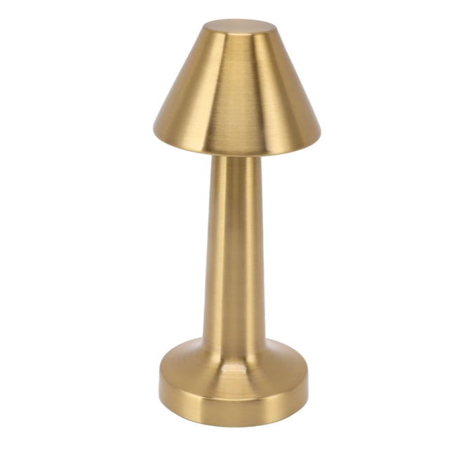 LED Table Light, Minimalist Design Cordless 3 Gear LED Table Lamp Slip Proof For Bedside Gold,Silver,Rose Gold