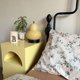 thumbnail image 4 of Lámpara de Mesa Minimalista con Forma de Pera, Color Crema, Recargable, Decorativa, de , para Sala de Estar, de Color Amarillo, 4 of 5