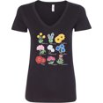 thumbnail image 3 of Inktastic Wild Flower Chart Women's V-Neck T-Shirt, 3 of 5