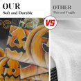 thumbnail image 5 of Halloween Pumpkin Spider Kitchen Curtains Window Curtains and Valances Set 36 Inch, Skull Spooky Chalkboard Short Tier Curtain for Kitchen, Halloween Small Kitchen Decor, 5 of 6