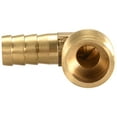 thumbnail image 4 of Uxcell Brass Barb Hose Fitting, Elbow Barbed to Male Pipe Adapter Connector 12mm, 4 of 5