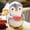 D, variant on D Penguin Stuffed Toy With Watermelon For Kids Cute Plush Animal Doll
