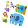 thumbnail image 3 of Rompecabezas con forma de animales para niños pequeños,Rompecabezas con formas de animales Rompecabezas de piezas grandes para niños pequeños Rompecabezas educativo de animales para niños pequeños Rendimiento de gama alta, 3 of 8