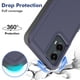 thumbnail image 3 of Funda para teléfono Yuanming Moto G 5G 2024 de grado militar, azul, 3 of 7