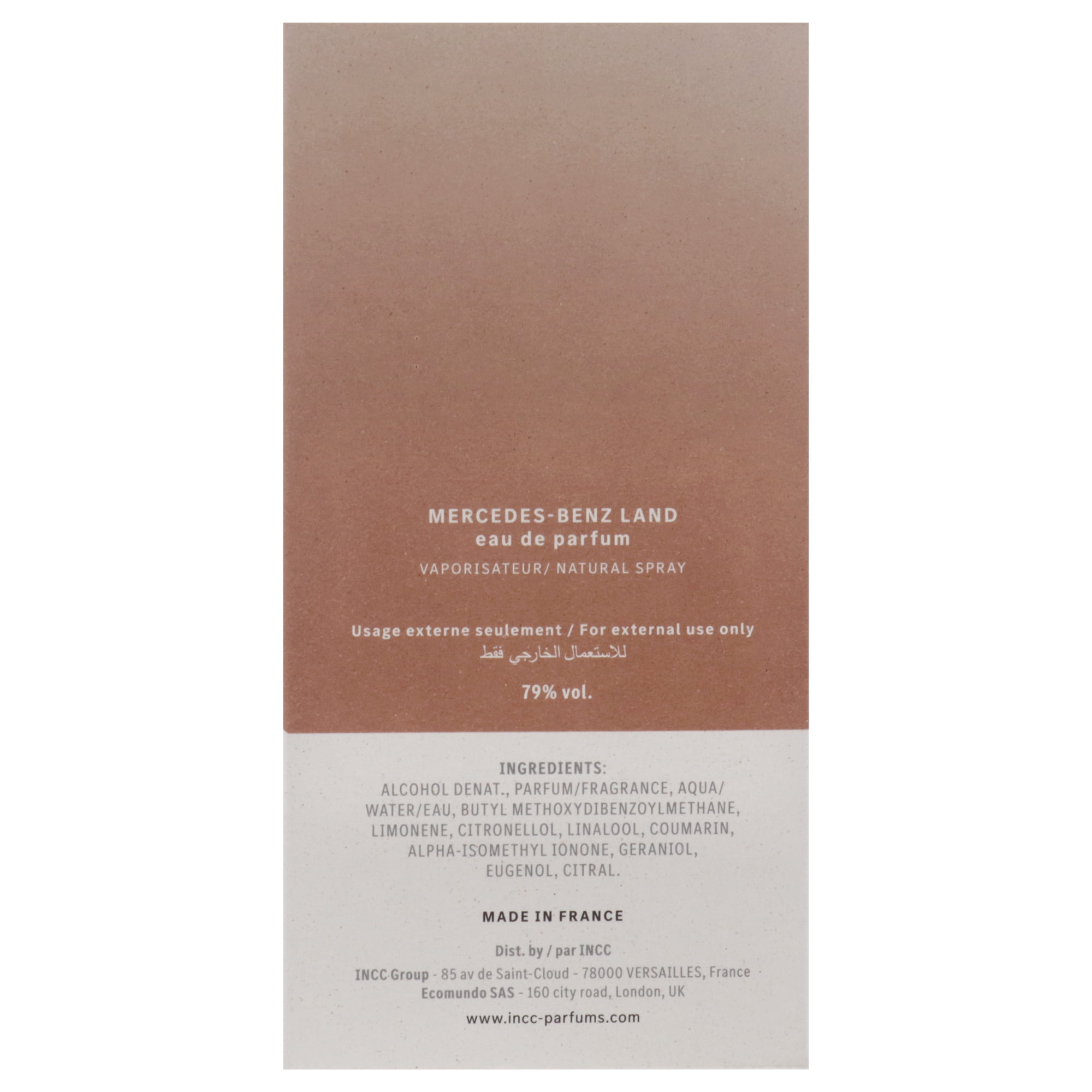 Mercedes-Benz Land, Cologne for Men, Perfume for Men, 3.4 oz