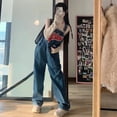 thumbnail image 1 of Overoles de mezclilla Tirantes Pantalones Overoles Jeans Monos L JAMW Sencillez, 1 of 5