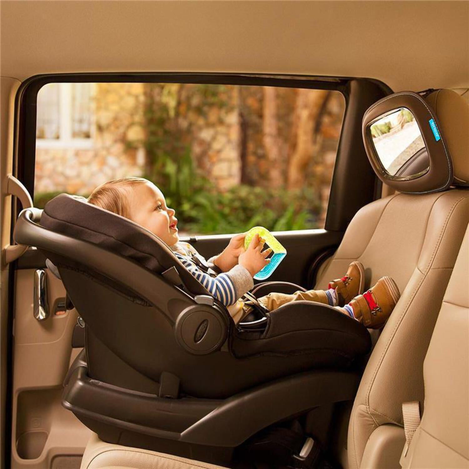 Munchkin Brica Baby In-Sight Car Mirror, Crash and Shatter Tested,Gray