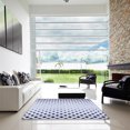 thumbnail image 7 of Ahgly Company Machine Washable Indoor Square Transitional Lavender Blue Area Rugs, 4' Square, 7 of 7