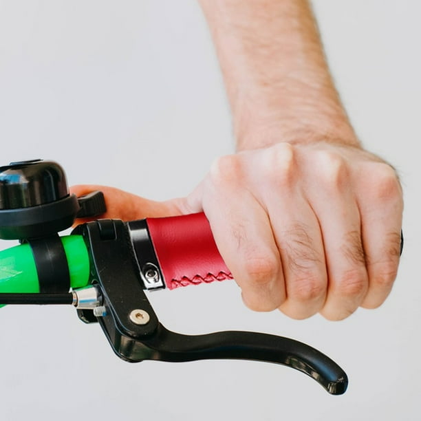Puños de manillar de bicicleta | Fundas de silicona líquida para bicicletas de montaña que absorben los impactos | Texturizado antideslizante | Se adapta a barras de 13 cm x 2,22 cm | 2 PIEZAS +