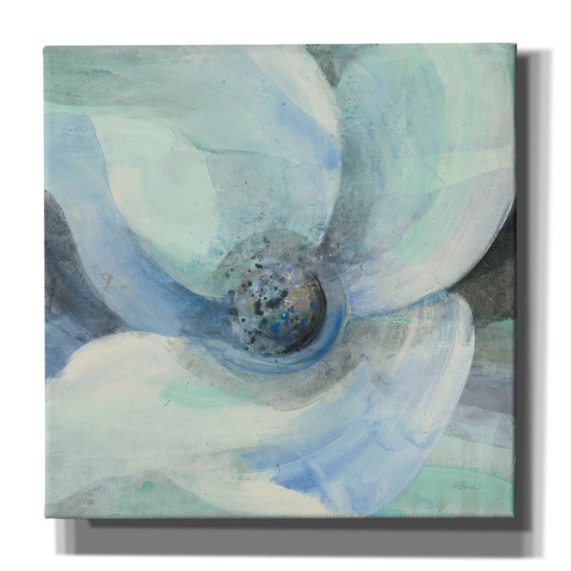 Epic Graffiti 'Moonlight Magnolia 2' by Albena Hristova Canvas Wall Art, 12" x 12"