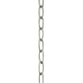 thumbnail image 2 of Aspen Creative 21114-31,Steel 3 Feet Heavy Duty Chain for Hanging Up Maximum Weight 60 Pounds-Lighting Fixture/Swag Light/Plant in Brushed Nickel.8 Gauge., 2 of 5
