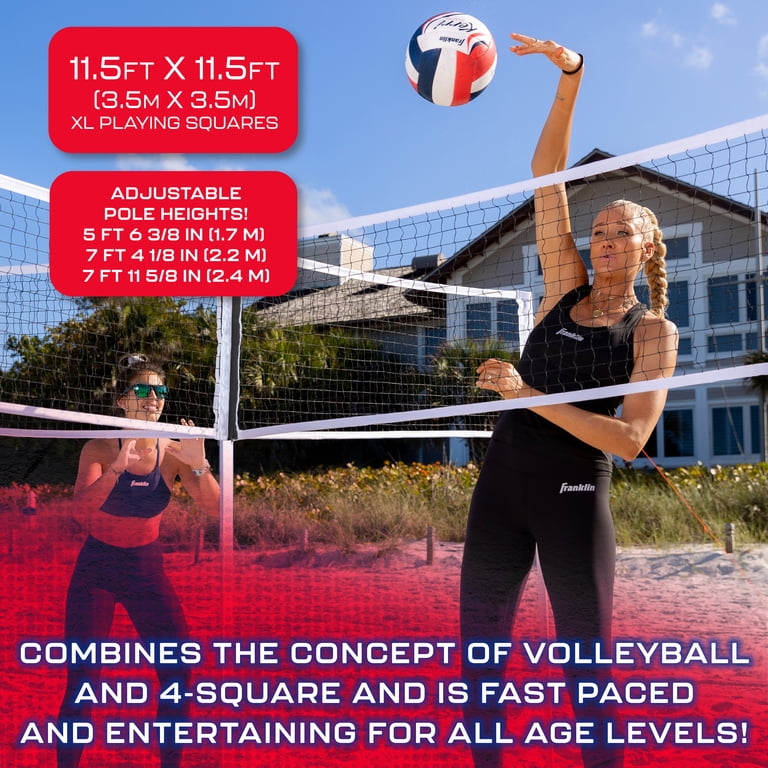 Kerri Walsh Jennings Edition Pro Quad Volleyball Set - Walmart.com