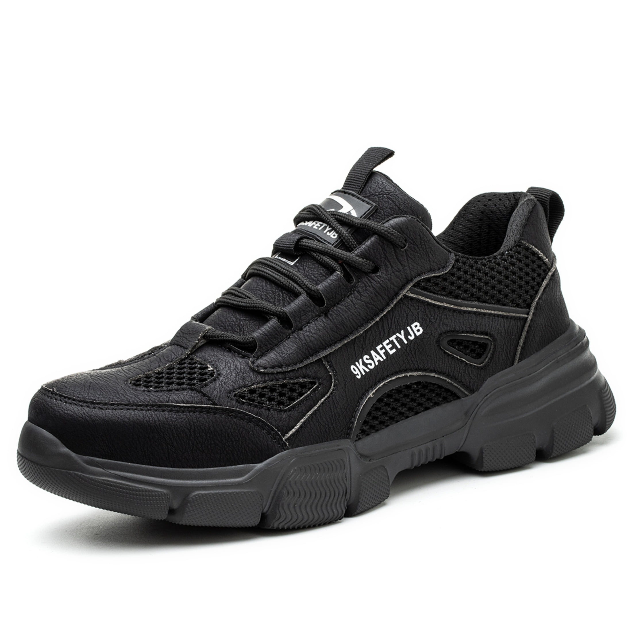 AIRWALK Safety Mens Mongo Mid Composite Toe Work Boot Black 