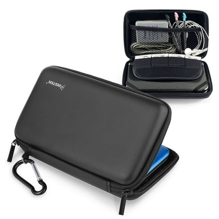 Eva Hard Case by Insten For Nintendo NEW 3DS XL / 3DS XL / 3DS LL - Black