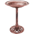 thumbnail image 1 of Bebedero para pájaros con pedestal Best Choice Products, estilo vintage color albaricoque, 1 of 7