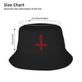 Holy Cross Satan Jesus Unisex Double Bucket Hat Dad Cap