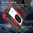 thumbnail image 2 of For Google Pixel 8 Case with Belt Clip Holster, Heavy Duty Military Grade Drop Protective, 360° Rotating Kickstand Shockproof TPU Shell Durable Rugged Cover For Google Pixel 8, Red, 2 of 15