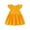 Yellow214, variant on MEZZALL Toddler Girls Fly Sleeve Holiday Party Solid Color Dress Dance Party Princess Dresses Cute Baby Wear 6-12M