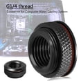 thumbnail image 2 of 1 pieza G1/4 Conector de tubo de refrigeración por agua con rosca para sistema de refrigeración por agua de computadora, 2 of 9