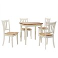 thumbnail image 1 of Gymax 5PCS Wooden Dining Table & 4 Chairs Set w/ Folding Table Top Home Kitchen, 1 of 9