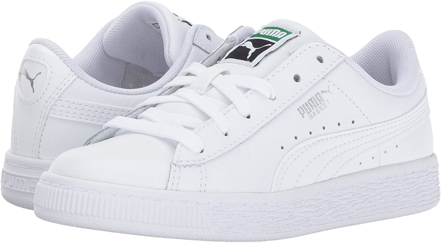 PUMA Kids Basket Classic Sneaker - Walmart.com - Walmart.com