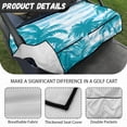 thumbnail image 6 of Whosucclay Palm Tree Stripe Seat Cushions, Comfort Breathable Thickened Golf Cart Seat Blanket for EZGO Yamaha Club Car, 52.36" x 32.28", 6 of 7