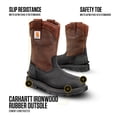 thumbnail image 3 of Botas de trabajo Carhartt Ironwood con punta de seguridad y aislamiento impermeables para hombre, Wellingtons de 11 pulgadas con aislamiento de 400 g, suela EH y antideslizante, marrón/negro, 13 W, 3 of 6