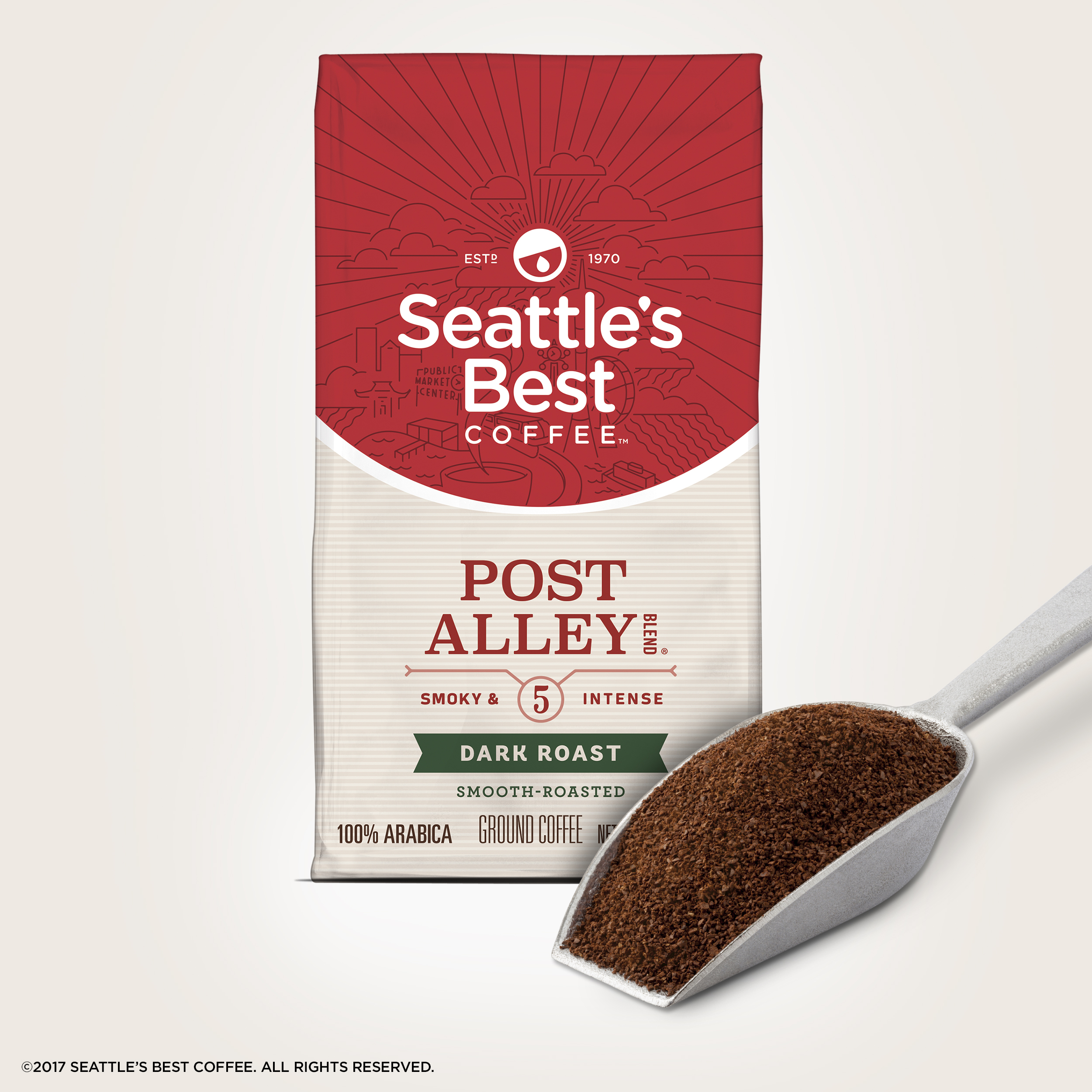 Seattles Best Coffee Post Alley Blend Previously Signature Blend No 5 Dark Roast Ground Coffee 20 Ounce Bag Walmart Com Walmart Com