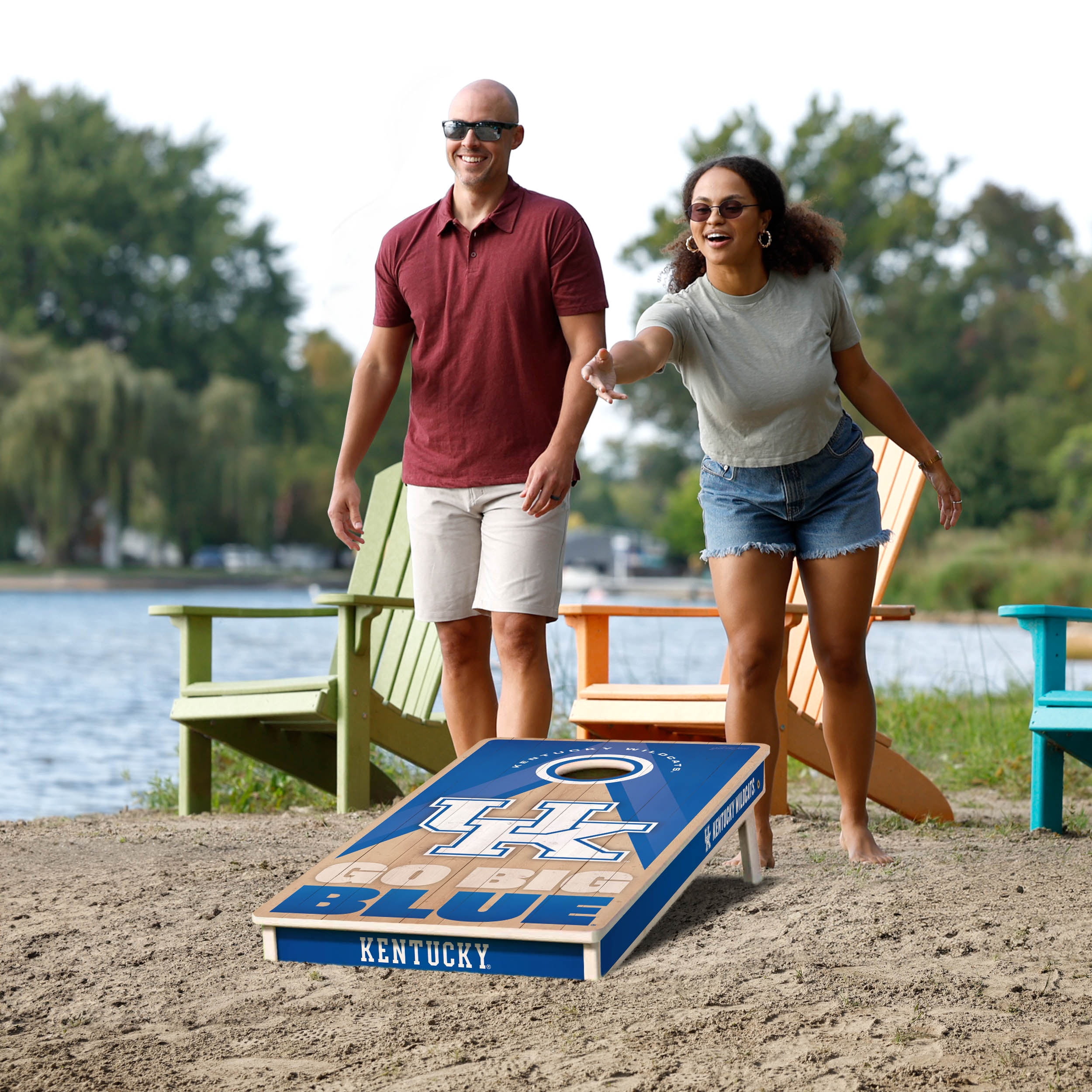 YouTheFan NCAA Kentucky Wildcats 2x4 Slogan Series Cornhole