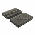 thumbnail image 4 of myCharge Maglock Hub All-In-One Wireless Power Bank 5000 mAh Black Batteries and Portable Power, 4 of 9