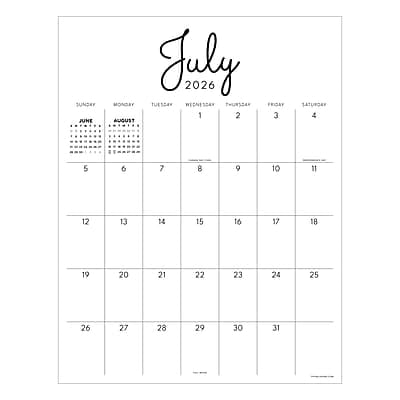 2026-2027 TF Publishing Art 22" x 17" Academic Monthly Desk Pad Calendar (AY27-8212)