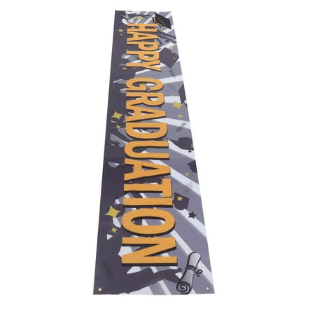 

Graduation Polyester Cloth Congrats Grad Lightweight Large For Wall Decoration For Tablecloth