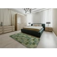 thumbnail image 4 of Ahgly Company Indoor Rectangle Contemporary Khaki Green Patchwork Area Rugs, 8' x 10', 4 of 6