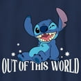 thumbnail image 2 of Boy's Lilo & Stitch Out of This World  Graphic Tee Navy Blue Medium, 2 of 4