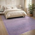 thumbnail image 3 of ODIKA 8'x10' Washable Area Rug Non-Shedding, Easy Care, Purple Gradient Pink Ombre Watercolor Blend Subtle Border for King Size Bedroom Under Bed, Master Suite, 3 of 7