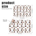 thumbnail image 3 of Football Helmet Brown Pattern Bath Mat Set Of 2,Non-Slip Rug for Bathroom,Kitchen,Bedroom,Entrance, 30x17 and 23.5x15.7 Inches, 3 of 5