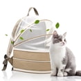thumbnail image 1 of Mochila plegable para gatos con malla transpirable Bolsa de viaje para mascotas para gatos y pe Abanopi Mochila, 1 of 7