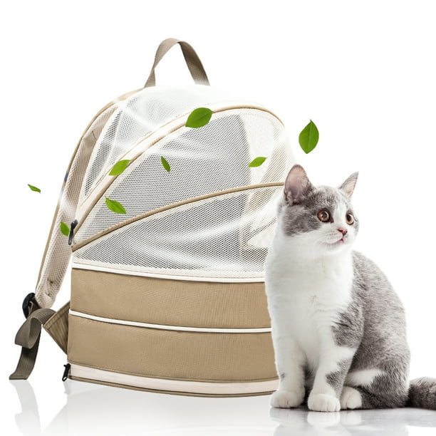Amdohai Foldable Cat Backpack Carrier with Breathable Mesh Pet Travel