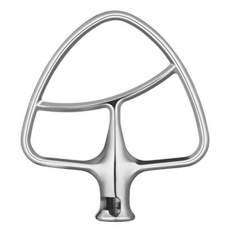 

Burnished Stainless Flat Beater for KitchenAid 4.5-5 Qt. Tilt-Head Stand Mixers Accessory Dishwasher-Safe Blade by Gvode