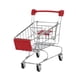 thumbnail image 3 of Mini carrito de compras, carrito de supermercado, carrito de mano, miniatura para juegos de rol, pequeño supermercado Rojo, 3 of 9