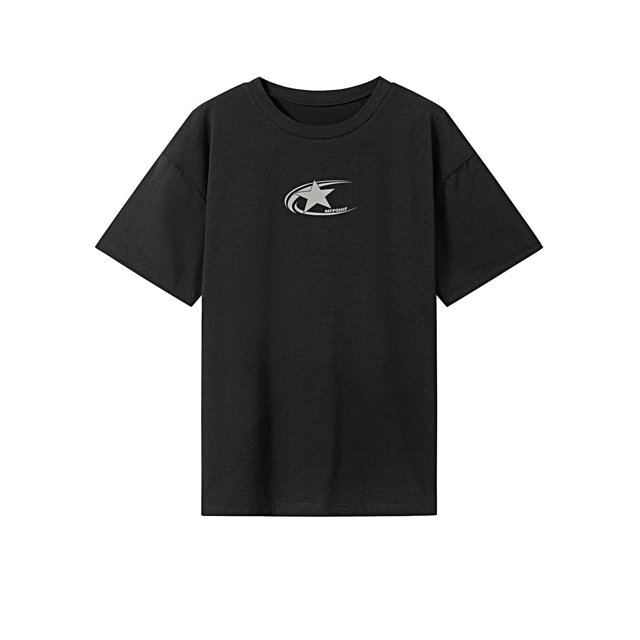 Camiseta para mujer, disfraz de verano, trajes suaves de moda, camisetas de verano para viaje de senderismo Negro
