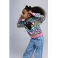 thumbnail image 4 of Disney Minnie Mouse Leopard Print Fleece Pullover Hoodie Toddler to Big Kid, 4 of 5