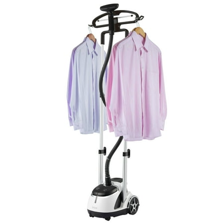 SALAV GS45-DJ Dual Bar Garment Steamer w/ Foot Pedal Controls, Black