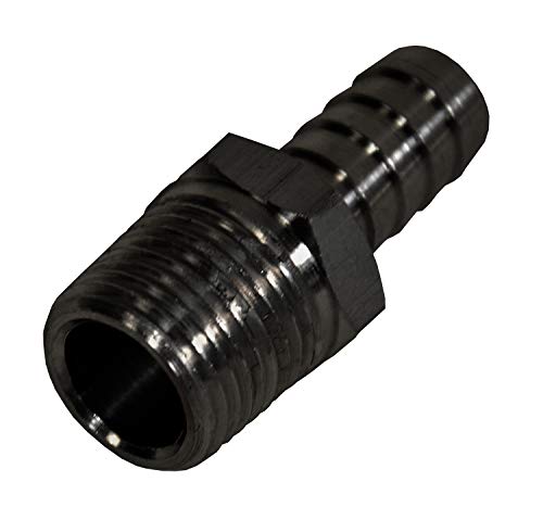 Derale Straight Hose Barb Fitti ng 1/2 NPT M x 1/2 Barb